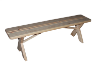 Скамейка без спинки сосна  1500 х 500