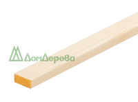Рейка строганная профилированная хвоя кат. АВ 10-12 х 30-35 х 2,5